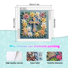 Load image into Gallery viewer, Diamond Painting - Partial Special Shaped - Cross (30*30CM)
