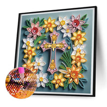 Load image into Gallery viewer, Diamond Painting - Partial Special Shaped - Cross (30*30CM)
