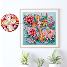 Load image into Gallery viewer, Diamond Painting - Partial Special Shaped - Cross (30*30CM)
