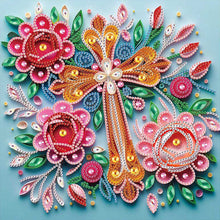 Load image into Gallery viewer, Diamond Painting - Partial Special Shaped - Cross (30*30CM)

