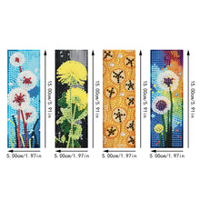Load image into Gallery viewer, 4Pcs Special Shaped Beautiful Pattern 5D DIY Diamond Art Book Mark for Beginners
