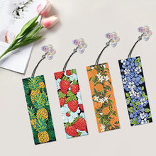 Load image into Gallery viewer, 4Pcs Special Shaped Beautiful Pattern 5D DIY Diamond Art Book Mark for Beginners
