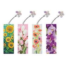 Load image into Gallery viewer, 4Pcs Special Shaped Beautiful Pattern 5D DIY Diamond Art Book Mark for Beginners
