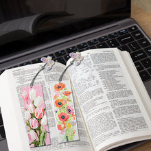 Load image into Gallery viewer, 4Pcs Special Shaped Beautiful Pattern 5D DIY Diamond Art Book Mark for Beginners
