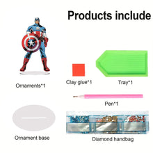 Load image into Gallery viewer, Acrylic Special Shape Cartoon Character Table Top Diamond Painting Ornament Kits
