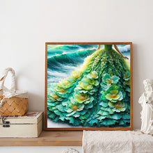 Load image into Gallery viewer, Diamond Painting - Full Round - Green Flower Skirt (30*30CM)
