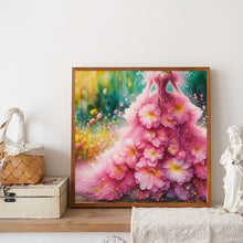 Load image into Gallery viewer, Diamond Painting - Full Round - Pink Flower Skirt (30*30CM)
