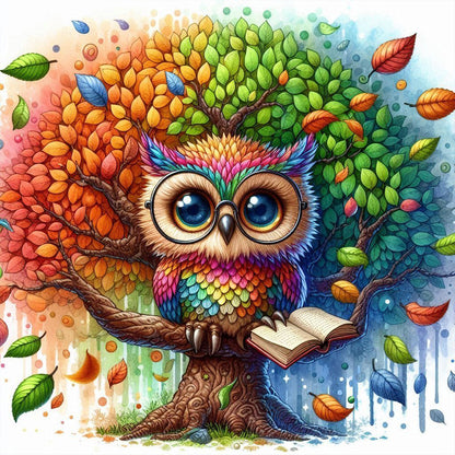 Diamond Painting - Full Round - Owl (30*30CM)