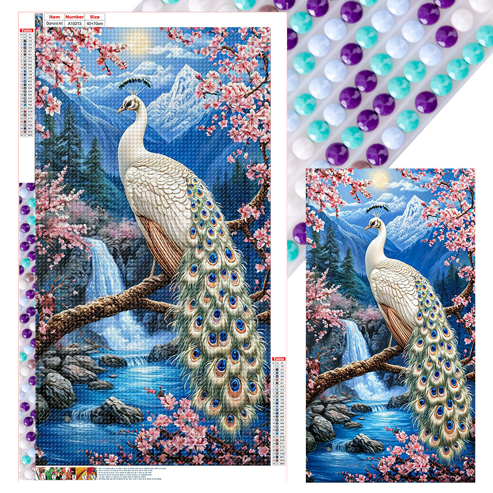 Diamond Painting - Full Round - Peacock (40*70CM)