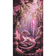 Load image into Gallery viewer, Diamond Painting - Full Round - Pink Dragon (40*70CM)
