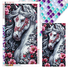 Load image into Gallery viewer, Diamond Painting - Full Round - White Horse (40*70CM)
