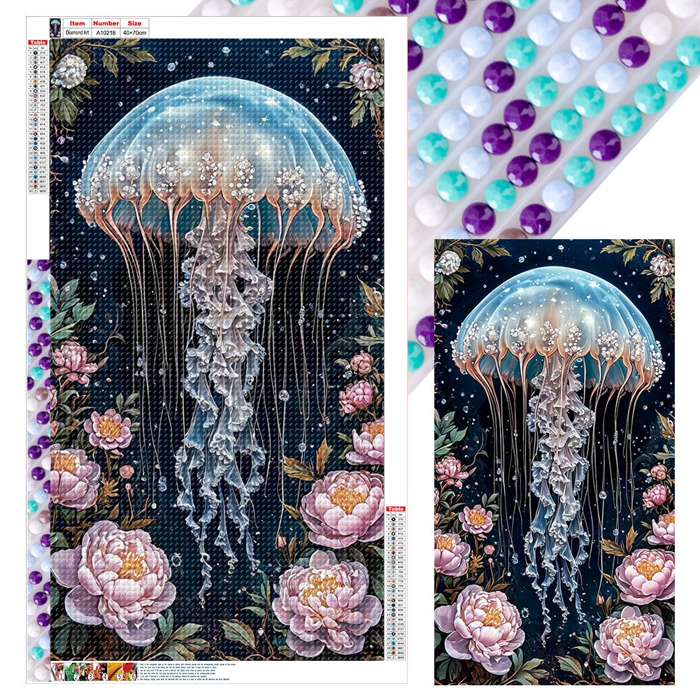 Diamond Painting - Full Round - Jellyfish (40*70CM)