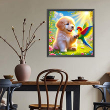 Load image into Gallery viewer, Diamond Painting - Full Round - Dogs And Parrots (40*40CM)
