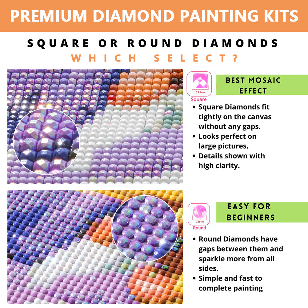 AB Diamond Painting - Full Square - Black Cat (40*40CM)