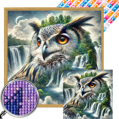 AB Diamond Painting - Full Square - Owl (40*40CM)