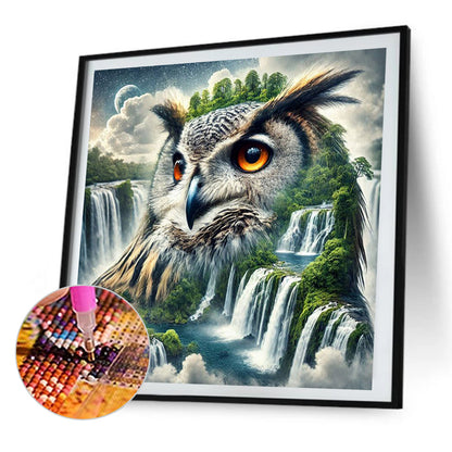 AB Diamond Painting - Full Square - Owl (40*40CM)