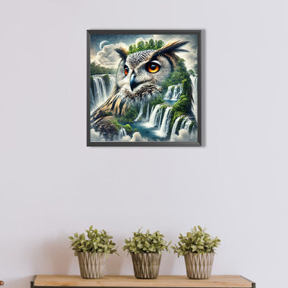 AB Diamond Painting - Full Square - Owl (40*40CM)