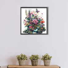 Load image into Gallery viewer, AB Diamond Painting - Full Square - Flower And Bird House (40*40CM)
