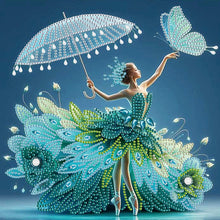 Load image into Gallery viewer, 4pcs Partial Special Diamond Painting Set - Beautiful Skirt Girl (30*30CM)
