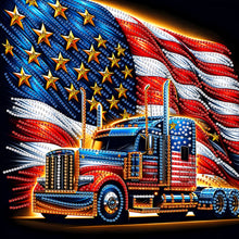 Load image into Gallery viewer, 4pcs Partial Special Diamond Painting Set - American Flag Independence Day (30*30CM)

