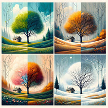 Load image into Gallery viewer, Diamond Painting - Full Square - Four Seasons (50*50CM)
