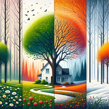 Load image into Gallery viewer, Diamond Painting - Full Square - Four Seasons (50*50CM)

