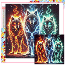 Load image into Gallery viewer, Diamond Painting - Full Square - Flash Wolf (40*40CM)
