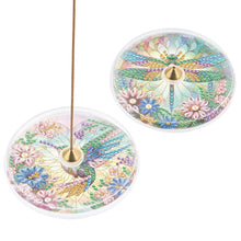 Load image into Gallery viewer, 2Pcs Acrylic Special Shaped Beautiful Pattern 5D DIY Diamond Art Incense Holder
