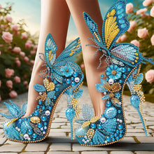 Load image into Gallery viewer, Diamond Painting - Partial Special Shaped - Exquisite High Heels (30*30CM)

