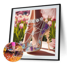 Load image into Gallery viewer, Diamond Painting - Partial Special Shaped - Exquisite High Heels (30*30CM)

