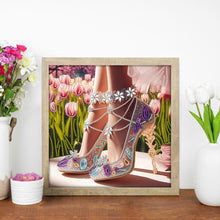 Load image into Gallery viewer, Diamond Painting - Partial Special Shaped - Exquisite High Heels (30*30CM)
