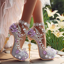 Load image into Gallery viewer, Diamond Painting - Partial Special Shaped - Exquisite High Heels (30*30CM)
