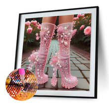 Load image into Gallery viewer, Diamond Painting - Partial Special Shaped - Exquisite High Heels (30*30CM)
