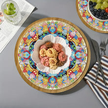 Load image into Gallery viewer, DIY Diamond Painting Kit Round Wooden Tray Diamond Painting Tray for Home Decor
