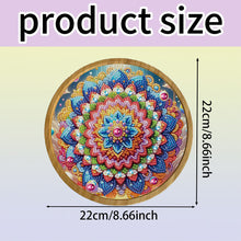 Load image into Gallery viewer, DIY Diamond Painting Kit Round Wooden Tray Diamond Painting Tray for Home Decor
