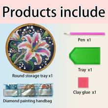 Load image into Gallery viewer, DIY Diamond Painting Kit Round Wooden Tray Diamond Painting Tray for Home Decor
