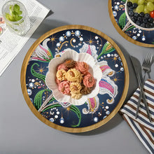 Load image into Gallery viewer, DIY Diamond Painting Kit Round Wooden Tray Diamond Painting Tray for Home Decor
