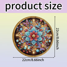 Load image into Gallery viewer, DIY Diamond Painting Kit Round Wooden Tray Diamond Painting Tray for Home Decor
