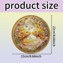 Load image into Gallery viewer, DIY Diamond Painting Kit Round Wooden Tray Diamond Painting Tray for Home Decor
