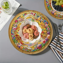 Load image into Gallery viewer, DIY Diamond Painting Kit Round Wooden Tray Diamond Painting Tray for Home Decor
