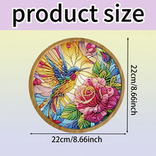 Load image into Gallery viewer, DIY Diamond Painting Kit Round Wooden Tray Diamond Painting Tray for Home Decor
