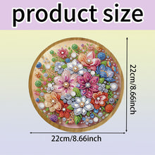 Load image into Gallery viewer, DIY Diamond Painting Kit Round Wooden Tray Diamond Painting Tray for Home Decor
