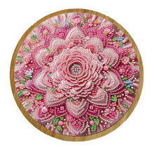 Load image into Gallery viewer, DIY Diamond Painting Kit Round Wooden Tray Diamond Painting Tray for Home Decor
