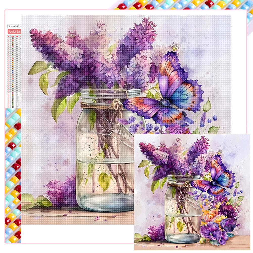 Diamond Painting - Full Square - Lavender (40*40CM)