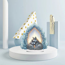 Load image into Gallery viewer, Acrylic Special Shape Cat Desktop Diamond Art Kits Rhinestones Desktop Ornaments
