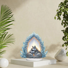 Load image into Gallery viewer, Acrylic Special Shape Cat Desktop Diamond Art Kits Rhinestones Desktop Ornaments
