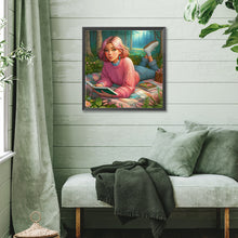 Load image into Gallery viewer, Diamond Painting - Full Square - Girl Camping (40*40CM)
