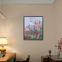Load image into Gallery viewer, AB Diamond Painting - Full Square - Flower And Hummingbird (40*40CM)
