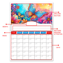 Load image into Gallery viewer, Special Shaped Colorful Pattern 5D DIY Diamond Art Monthly Planner for Beginners
