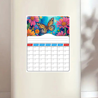 Special Shaped Colorful Pattern 5D DIY Diamond Art Monthly Planner for Beginners